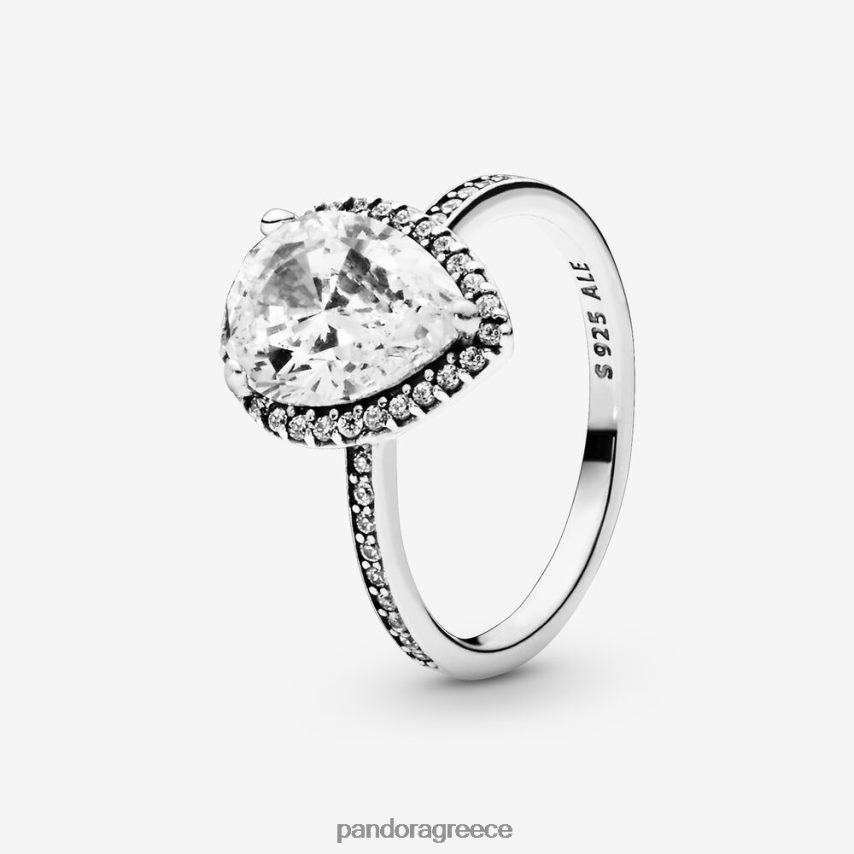 ασήμι στερλίνα αξεσουάρ Pandora αστραφτερό δαχτυλίδι φωτοστέφανο 4JZJZH520