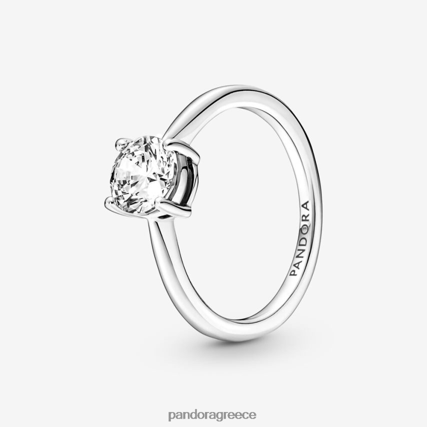 ασήμι στερλίνα αξεσουάρ Pandora αστραφτερό δαχτυλίδι πασιέντζας 4JZJZH523