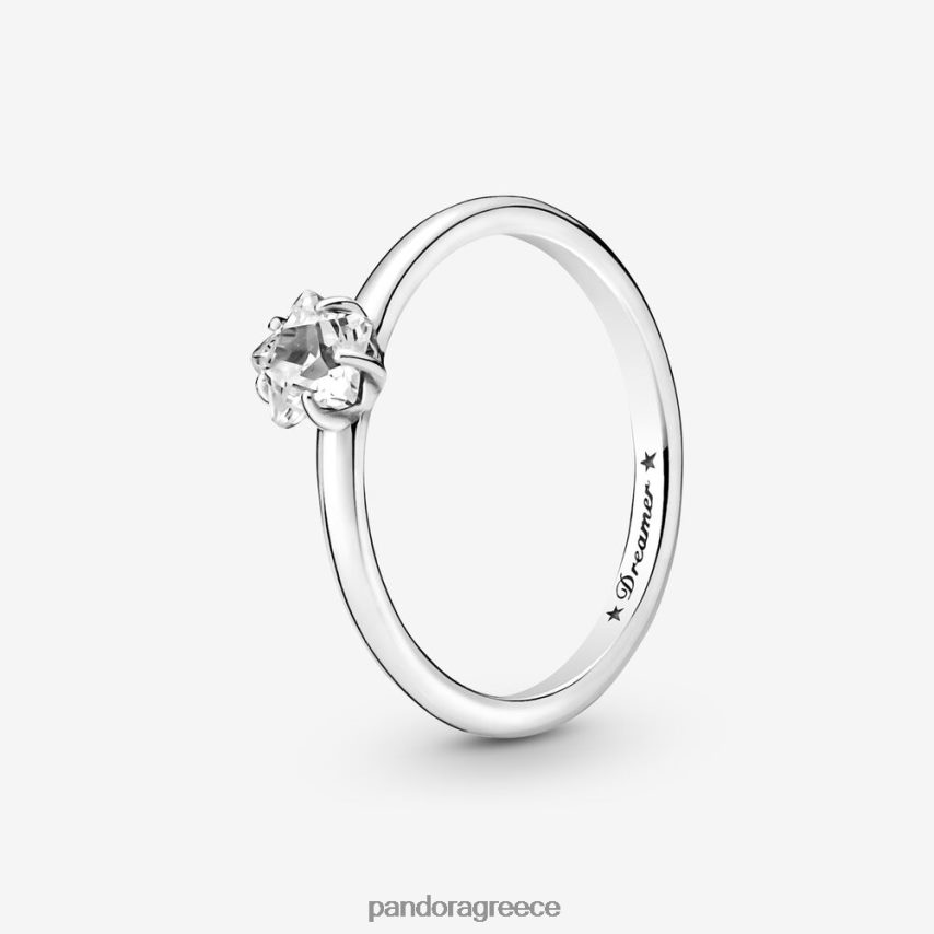 ασήμι στερλίνα αξεσουάρ Pandora ουράνιο αστραφτερό δαχτυλίδι πασιέντζας 4JZJZH695