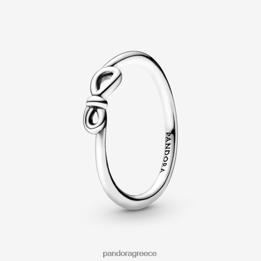 ασήμι στερλίνα αξεσουάρ Pandora δαχτυλίδι με κόμπο άπειρου 4JZJZH556