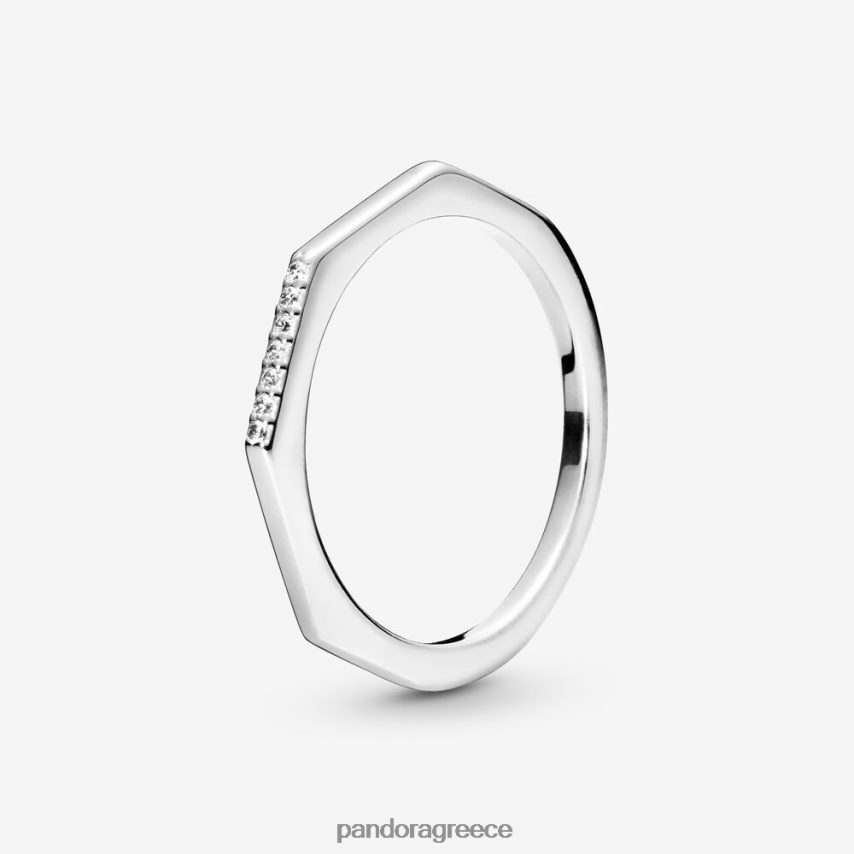 ασήμι στερλίνα αξεσουάρ Pandora πολύπλευρο δαχτυλίδι 4JZJZH636