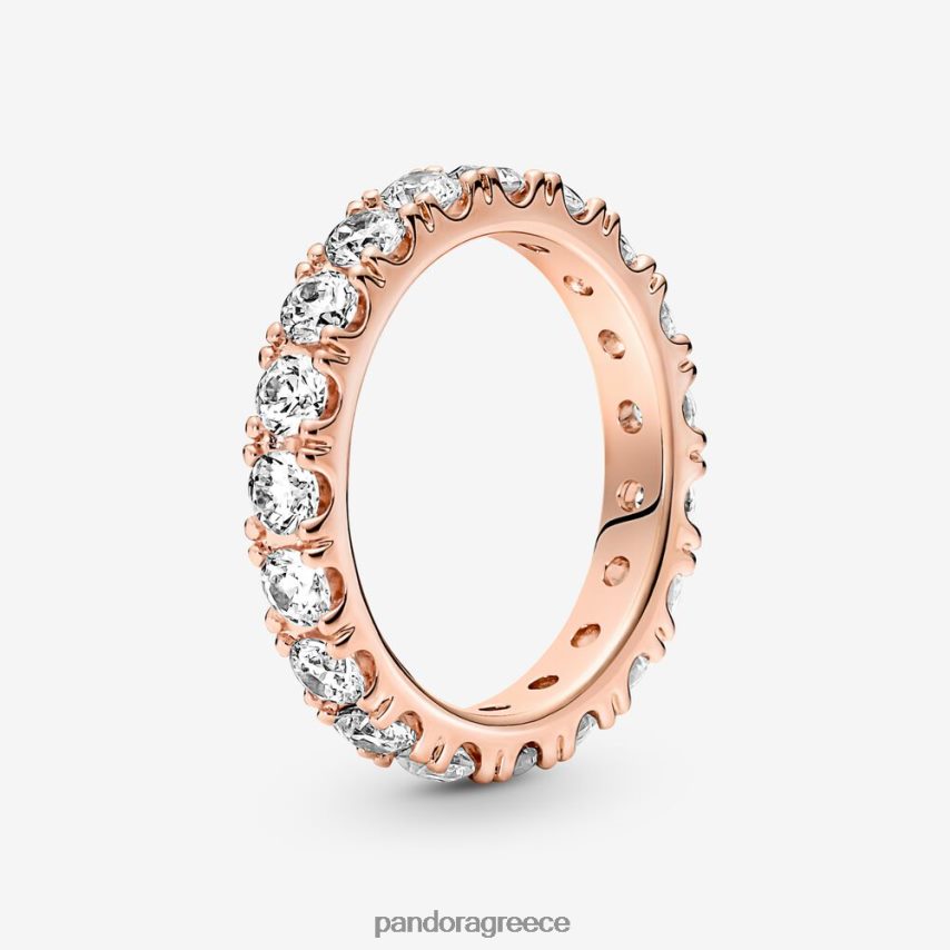 ροζ επιχρυσωμένο αξεσουάρ Pandora αφρώδη σειρά αιωνιότητα δαχτυλίδι 4JZJZH645