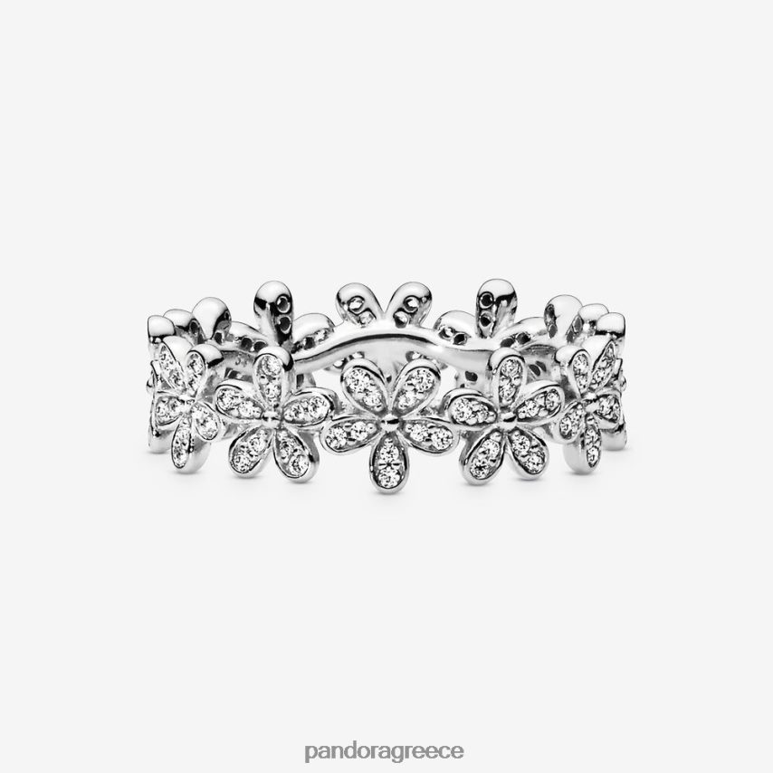 ασήμι στερλίνα αξεσουάρ Pandora λουλούδι μαργαρίτα δαχτυλίδι 4JZJZH652