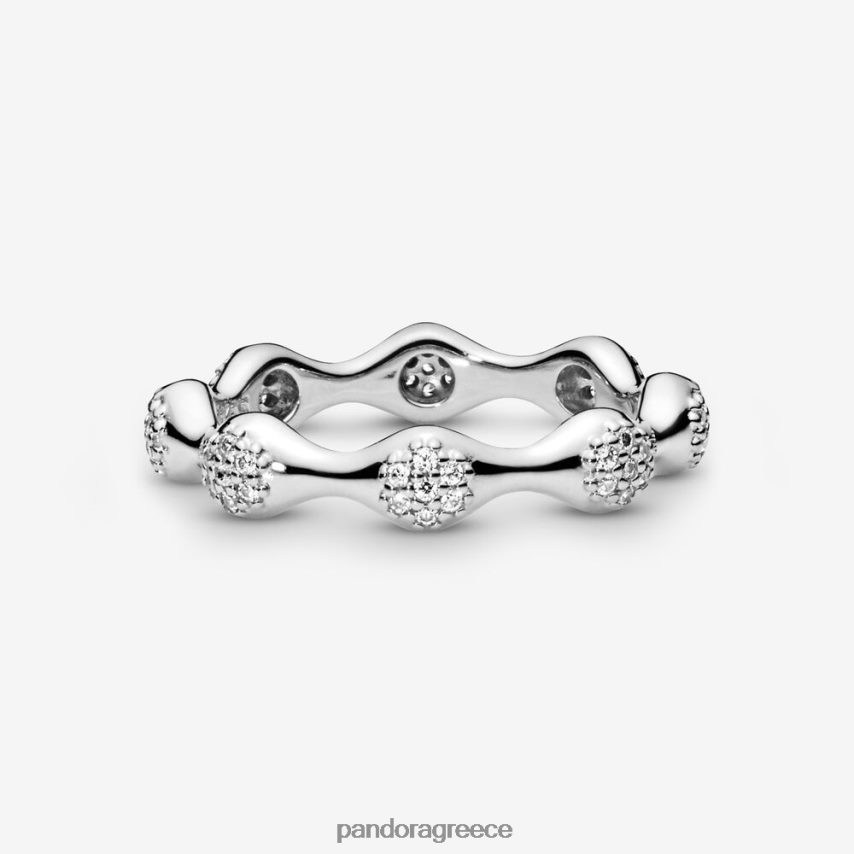 ασήμι στερλίνα αξεσουάρ Pandora δαχτυλίδι pavemodern lovepods - τελική πώληση 4JZJZH666