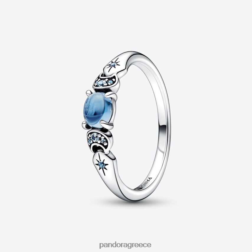 ασήμι στερλίνα αξεσουάρ Pandora Δαχτυλίδι από γιασεμί της Πριγκίπισσας της Ντίσνεϋ Αλαντίν 4JZJZH561