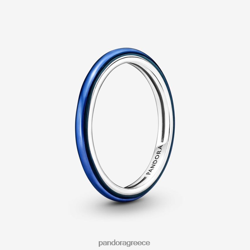 ασημί/μπλε αξεσουάρ Pandora εμένα ηλεκτρικό δαχτυλίδι 4JZJZH567