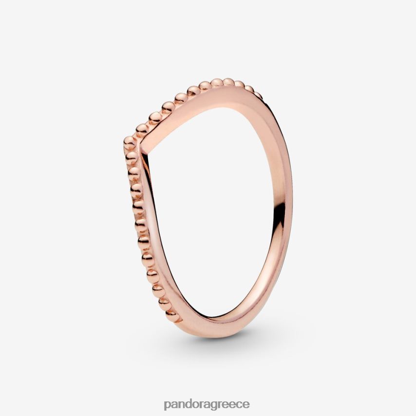 ροζ επιχρυσωμένο αξεσουάρ Pandora δαχτυλίδι με ψαλίδια με χάντρες 4JZJZH576