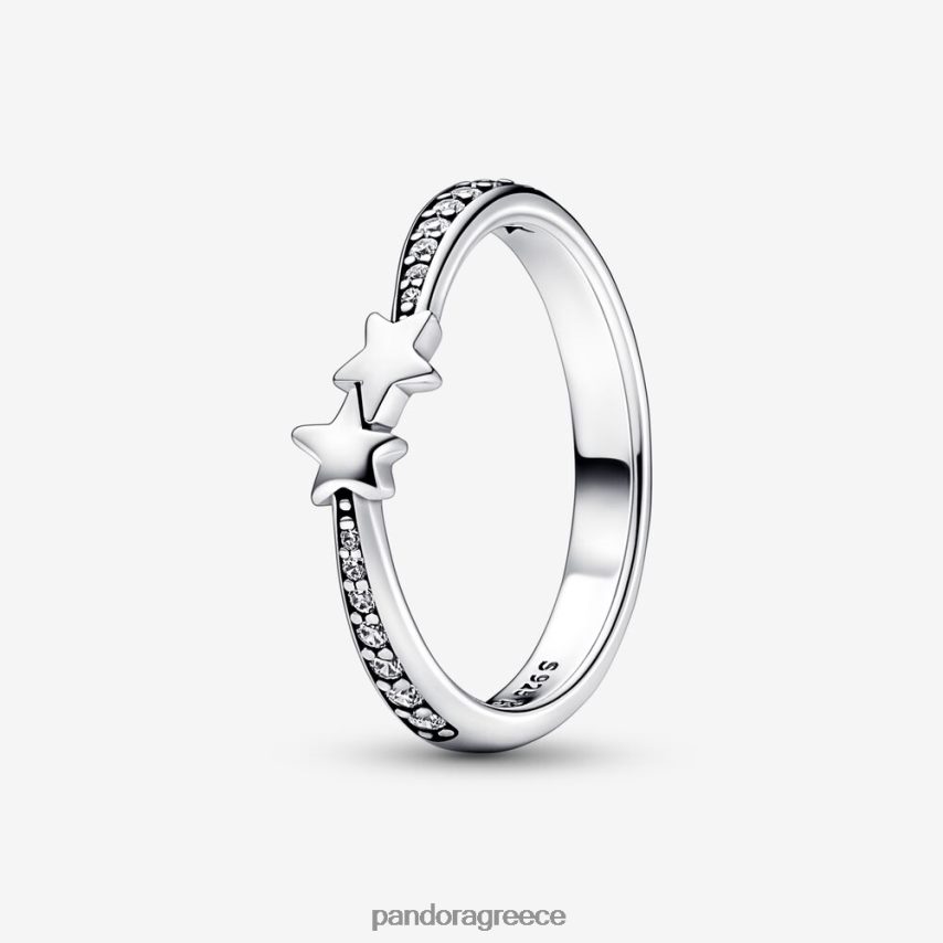 ασήμι στερλίνα αξεσουάρ Pandora αφρώδη δαχτυλίδι πεφταστέρων 4JZJZH580