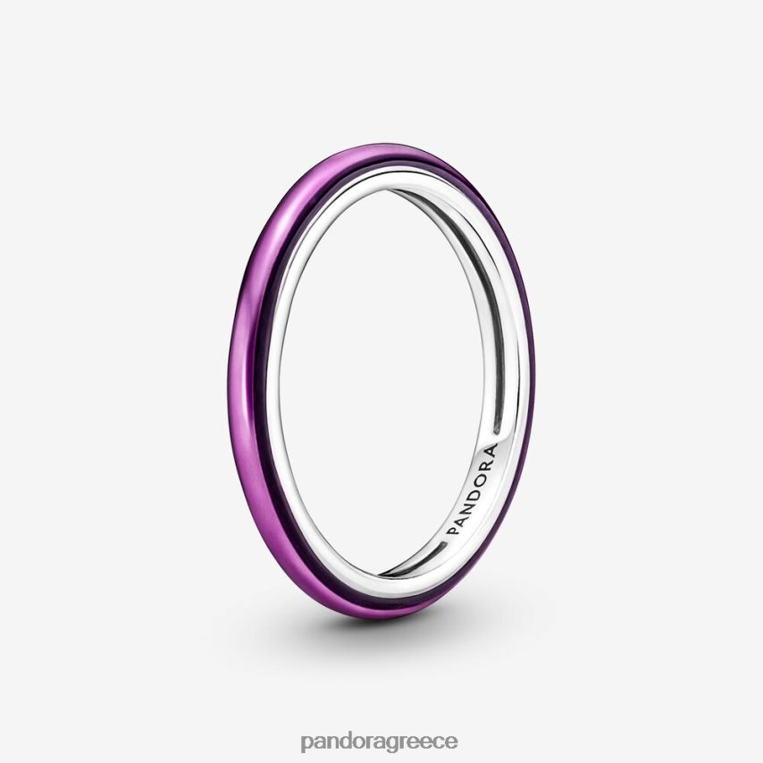 ασήμι στερλίνα αξεσουάρ Pandora συγκλονιστικό μωβ δαχτυλίδι 4JZJZH588