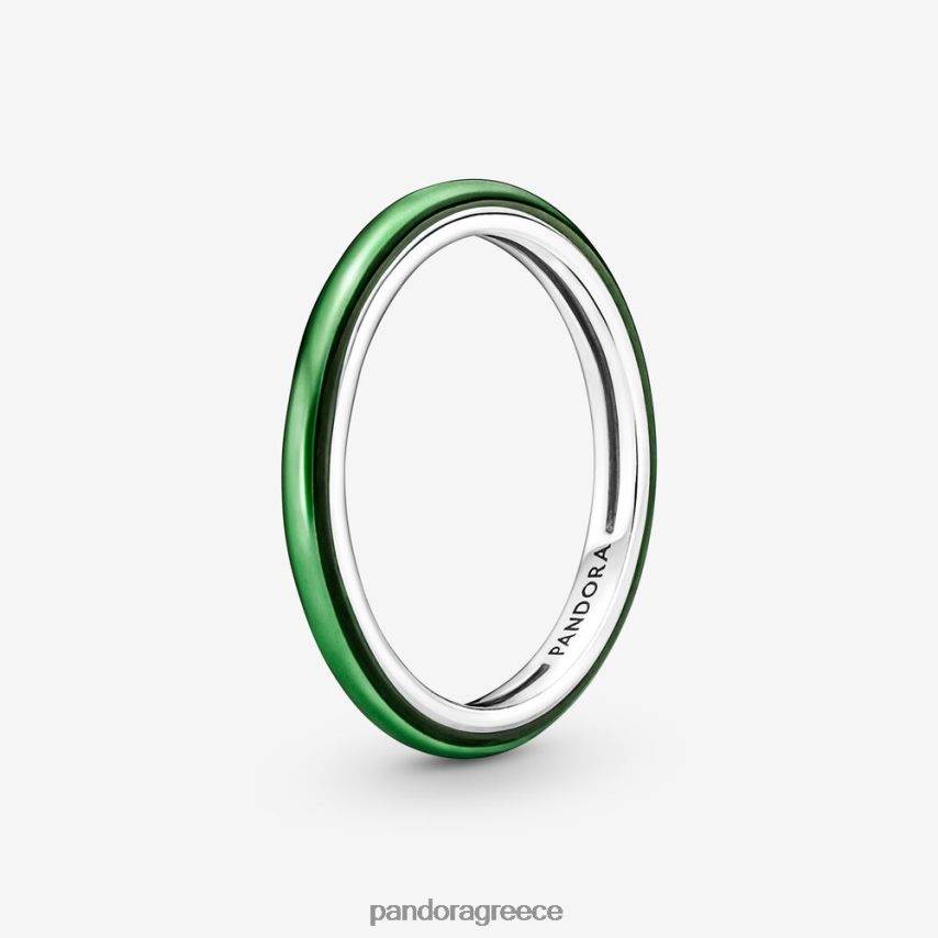 ασήμι στερλίνα αξεσουάρ Pandora με λέιζερ πράσινο δαχτυλίδι 4JZJZH626