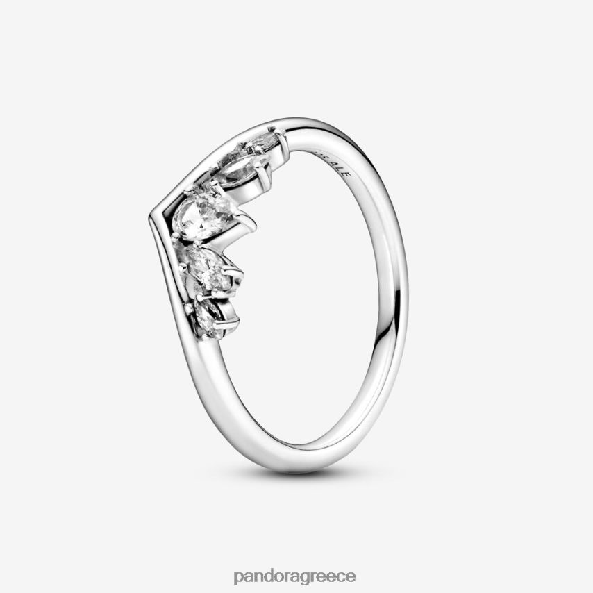 ασήμι στερλίνα αξεσουάρ Pandora Αφρώδη αχλάδι & μαρκησία δαχτυλίδι ψαλιδιού 4JZJZH632