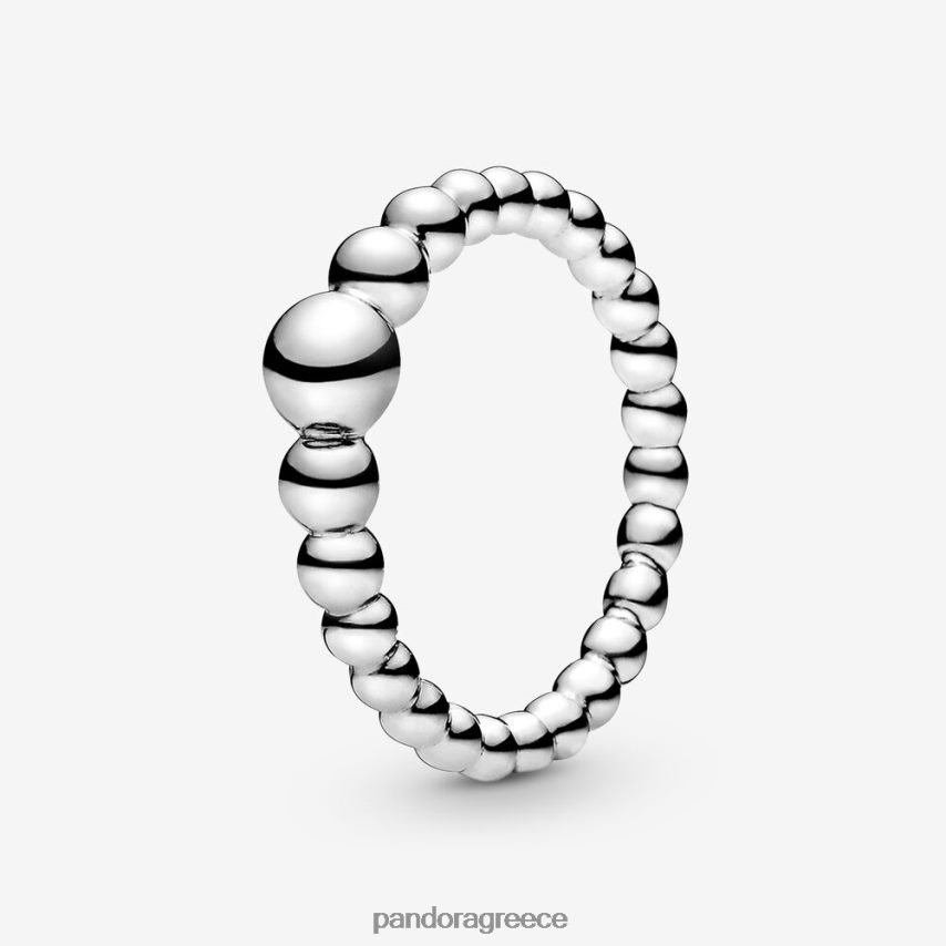 ασήμι στερλίνα αξεσουάρ Pandora κορδόνι από χάντρες δαχτυλίδι 4JZJZH637