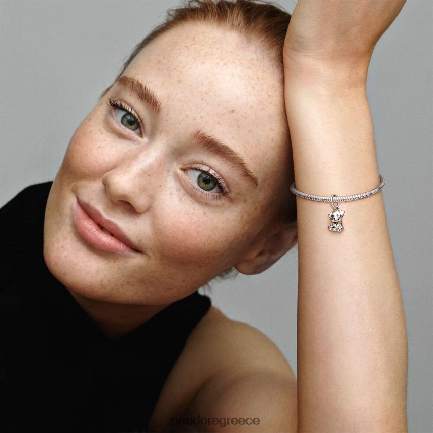 ασήμι στερλίνα αξεσουάρ Pandora Λαμπραντόρ κουτάβι σκύλος κουνιέμαι γούρι 4JZJZH101