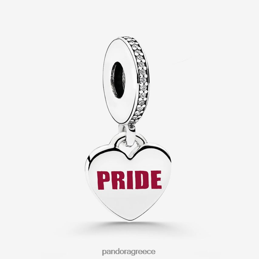 ασήμι στερλίνα αξεσουάρ Pandora υπερηφάνεια κρέμεται γούρι 4JZJZH213