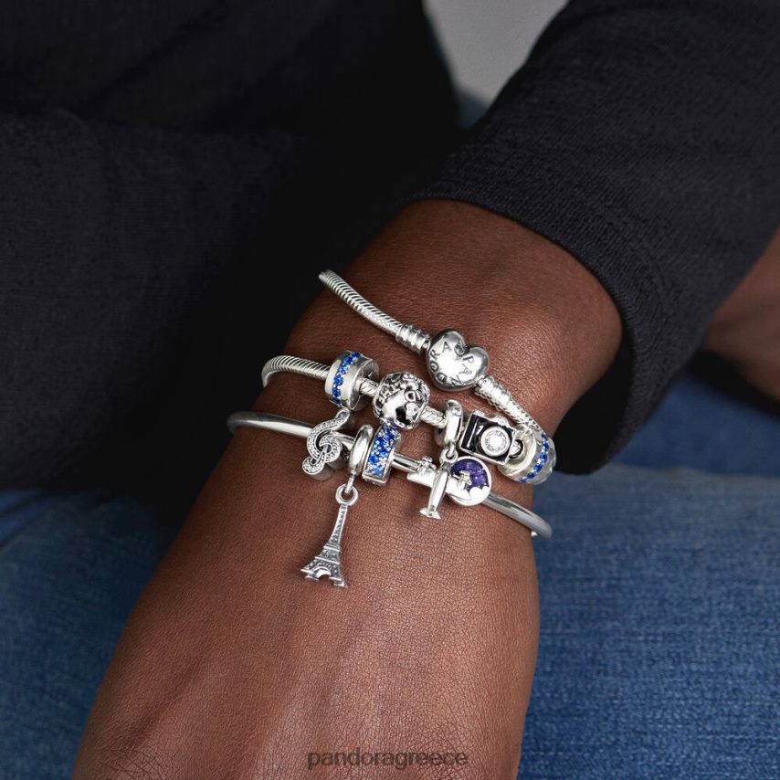 ασήμι στερλίνα αξεσουάρ Pandora γούρι κουνιέται αεροπλάνο έλικα 4JZJZH270