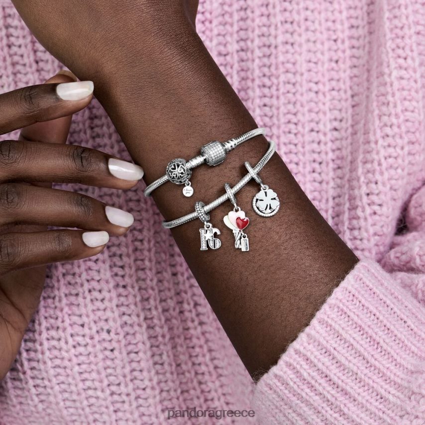 ασήμι στερλίνα αξεσουάρ Pandora χαρούμενο μπαλόνι κουνιέμαι γούρι 4JZJZH52