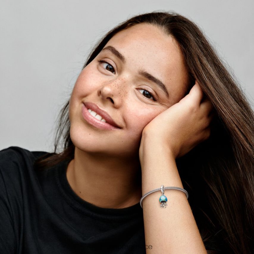 ασήμι στερλίνα αξεσουάρ Pandora Γοητεία μεδουσών που αλλάζει χρώμα 4JZJZH71