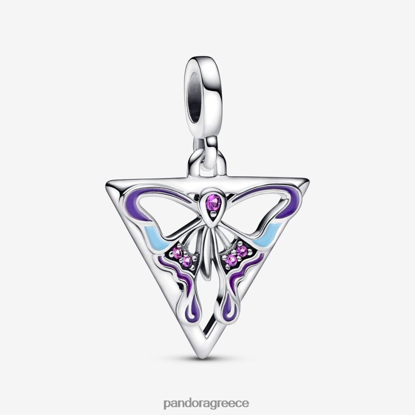 ασήμι στερλίνα αξεσουάρ Pandora εμένα μετάλλιο πεταλούδας 4JZJZH815