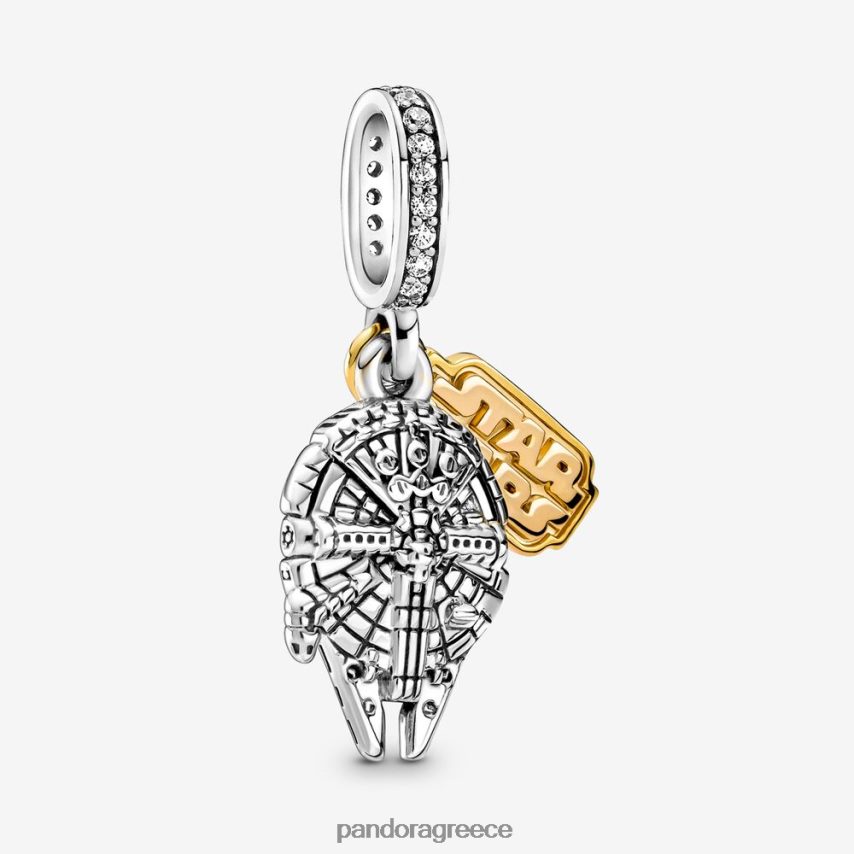 διχρωμία αξεσουάρ Pandora star wars χιλιετίας γούρι κουνιέται γεράκι 4JZJZH297