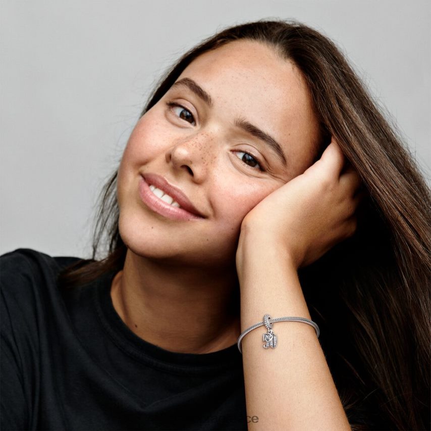 ασήμι στερλίνα αξεσουάρ Pandora 50η γιορτή κουνιέμαι γούρι 4JZJZH955