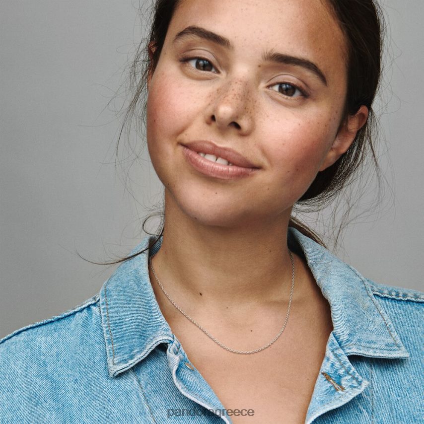 ασήμι στερλίνα αξεσουάρ Pandora κολιέ με αλυσίδα καλωδίων 4JZJZH702