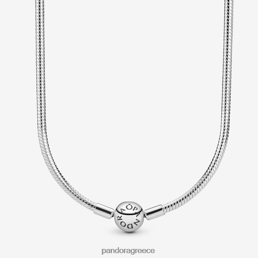 ασήμι στερλίνα αξεσουάρ Pandora Στιγμές φίδι αλυσίδα κολιέ 4JZJZH703