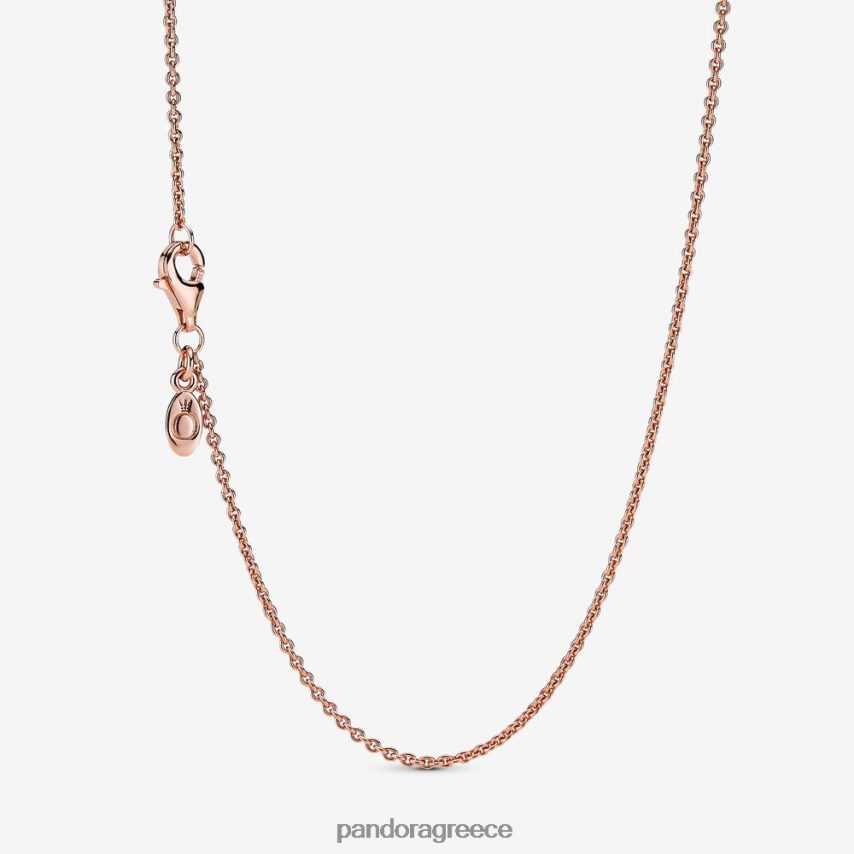 ροζ επιχρυσωμένο αξεσουάρ Pandora κλασικό κολιέ με αλυσίδα καλωδίων 4JZJZH716