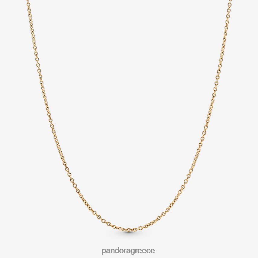 χρυσός αξεσουάρ Pandora κλασικό κολιέ με αλυσίδα άγκυρας 4JZJZH732