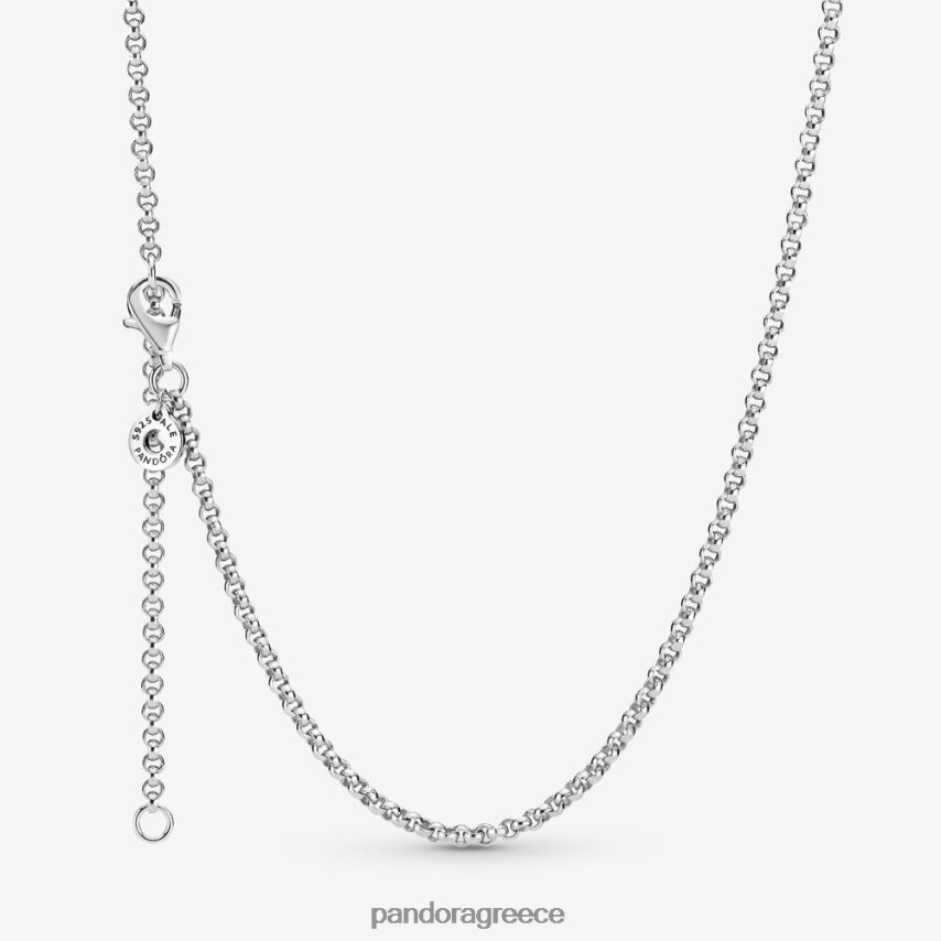 ασήμι στερλίνα αξεσουάρ Pandora κολιέ με αλυσίδα rolo 4JZJZH711