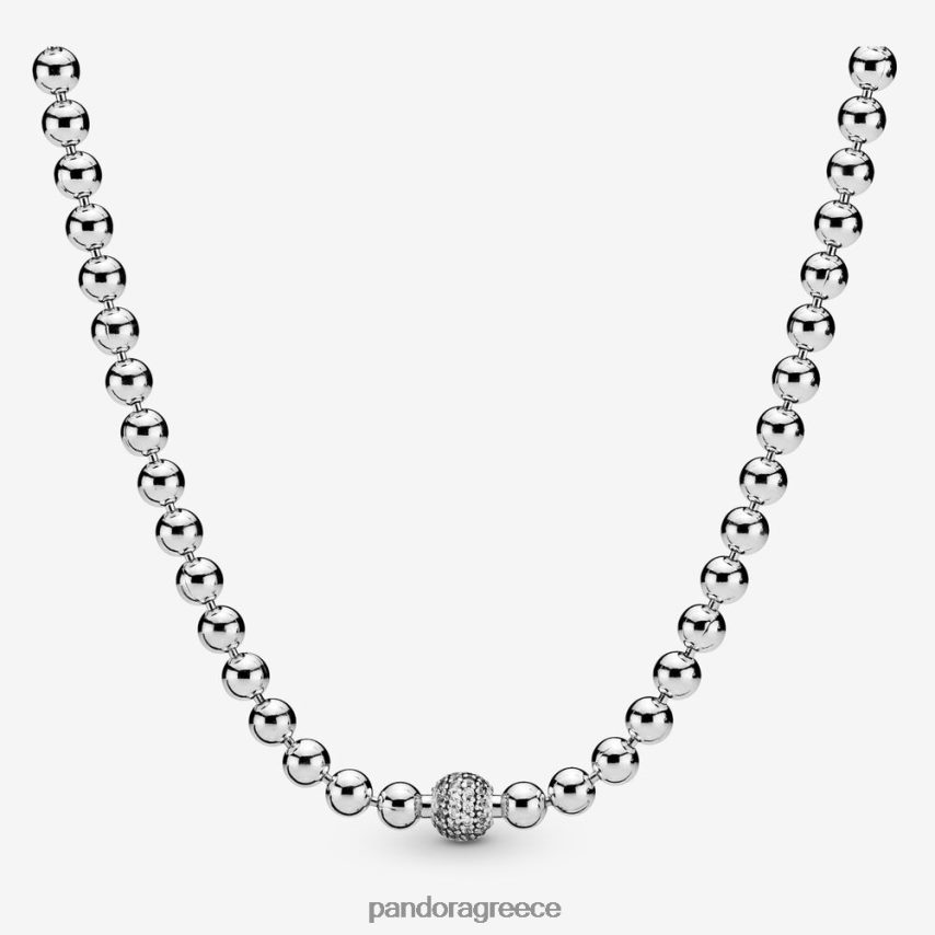 ασήμι στερλίνα αξεσουάρ Pandora χάντρες & κολιέ πλακόστρωτο 4JZJZH797