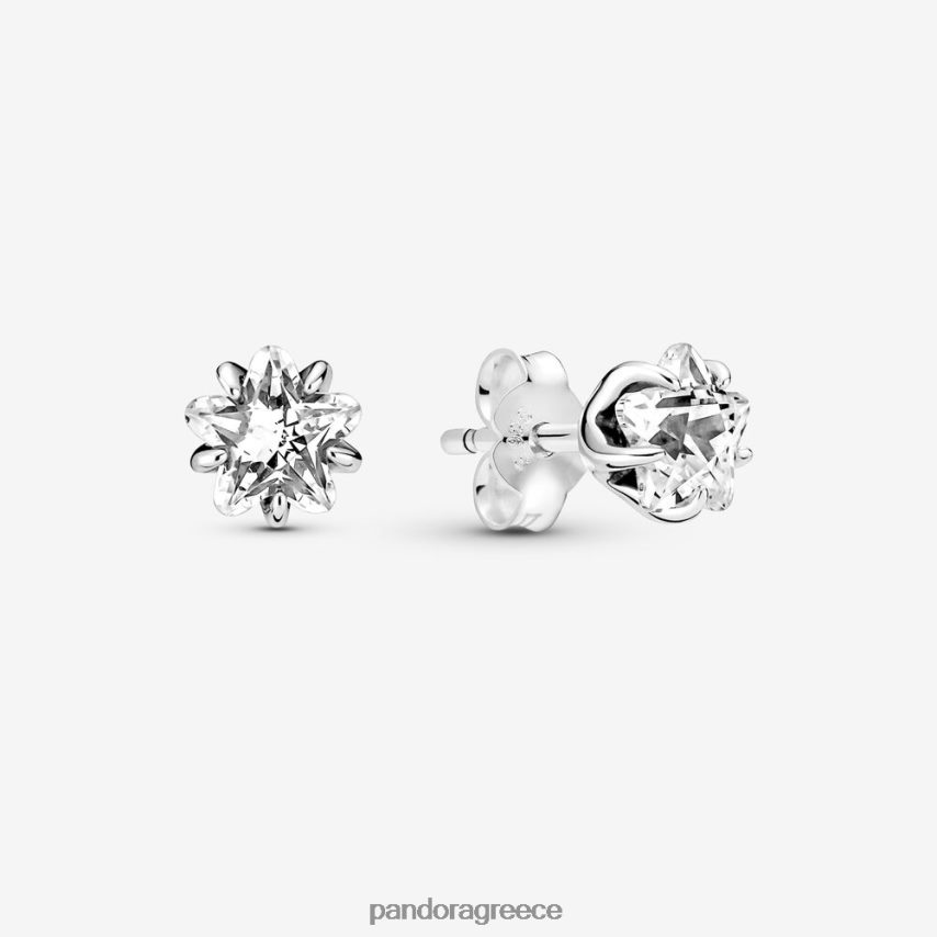 ασήμι στερλίνα αξεσουάρ Pandora σκουλαρίκια ουράνιο αστραφτερό αστέρι 4JZJZH892