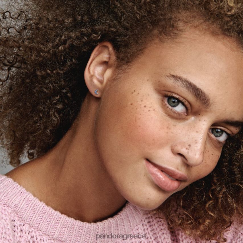 ασήμι στερλίνα αξεσουάρ Pandora μου moon power stud σκουλαρίκι 4JZJZH886