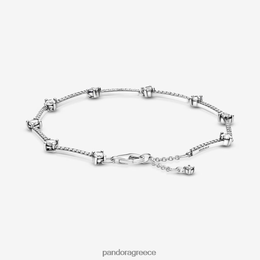 ασήμι στερλίνα αξεσουάρ Pandora αφρώδη βραχιόλι πλακόστρωτων 4JZJZH458