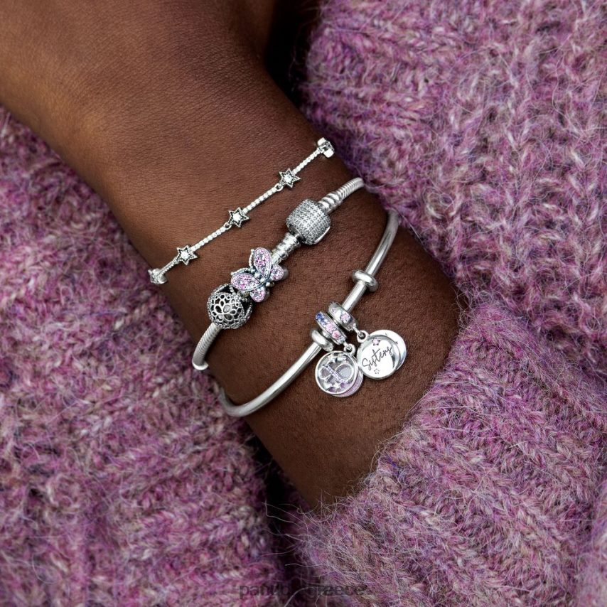 ασήμι στερλίνα αξεσουάρ Pandora βραχιόλι ουράνια αστέρια 4JZJZH466