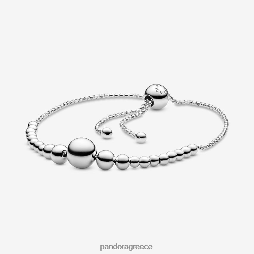 ασήμι στερλίνα αξεσουάρ Pandora slider βραχιόλι σειρά από χάντρες 4JZJZH452
