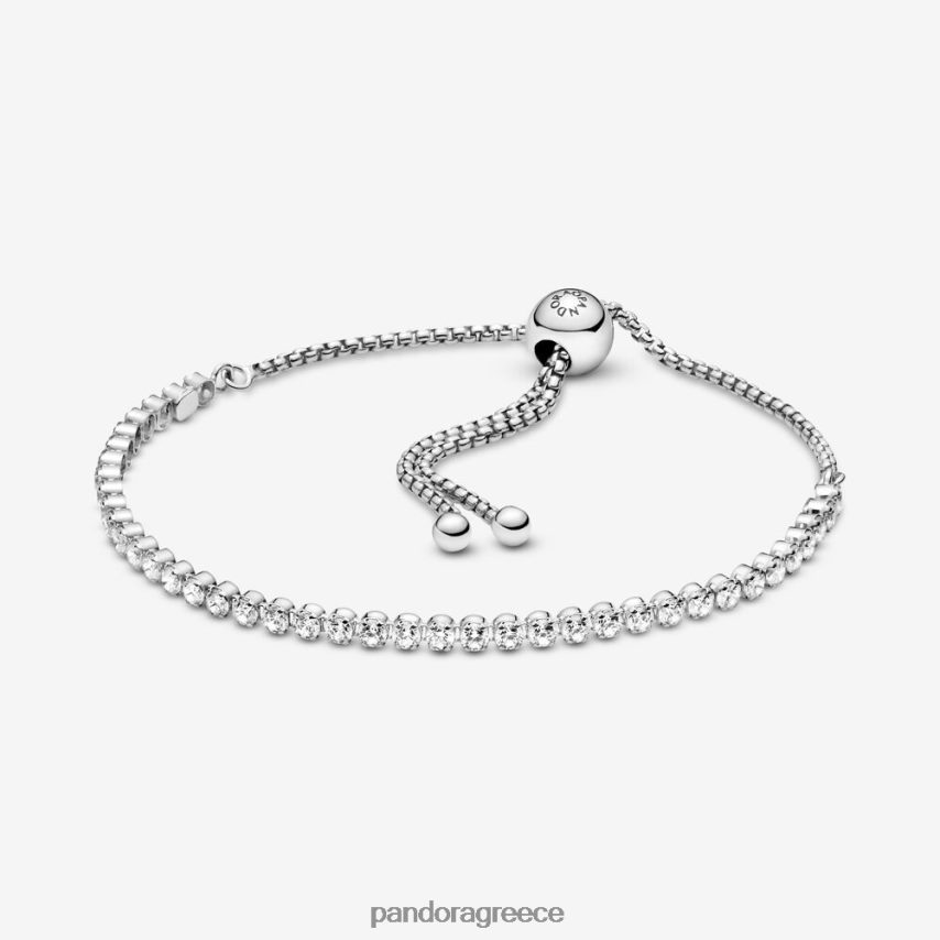 ασήμι στερλίνα αξεσουάρ Pandora αστραφτερό slider βραχιόλι τένις 4JZJZH481