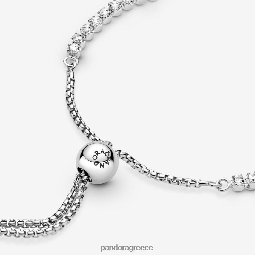 ασήμι στερλίνα αξεσουάρ Pandora αστραφτερό slider βραχιόλι τένις 4JZJZH481
