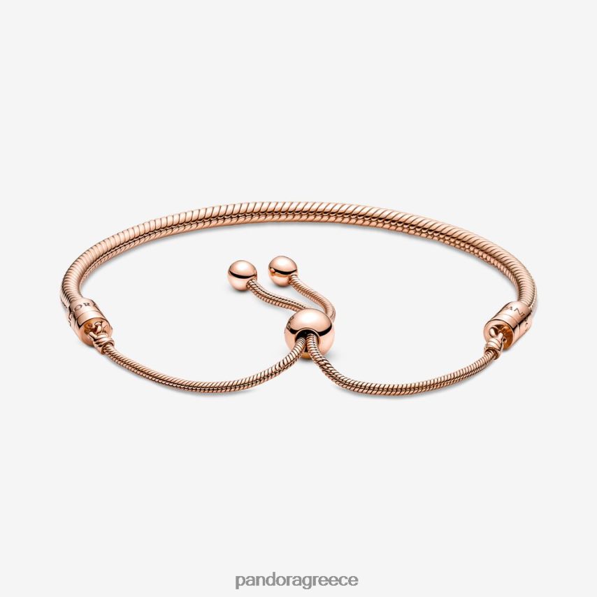 ροζ επιχρυσωμένο αξεσουάρ Pandora βραχιόλι με slider snake moments 4JZJZH339