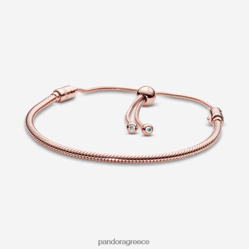 ροζ επιχρυσωμένο αξεσουάρ Pandora βραχιόλι με slider snake moments 4JZJZH380