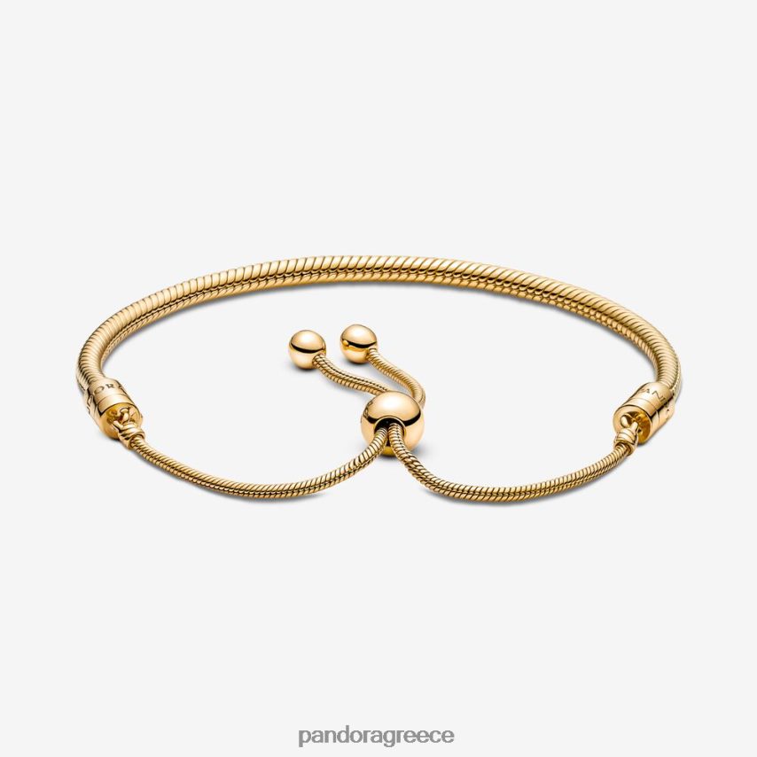επίχρυσο αξεσουάρ Pandora βραχιόλι με slider snake moments 4JZJZH954