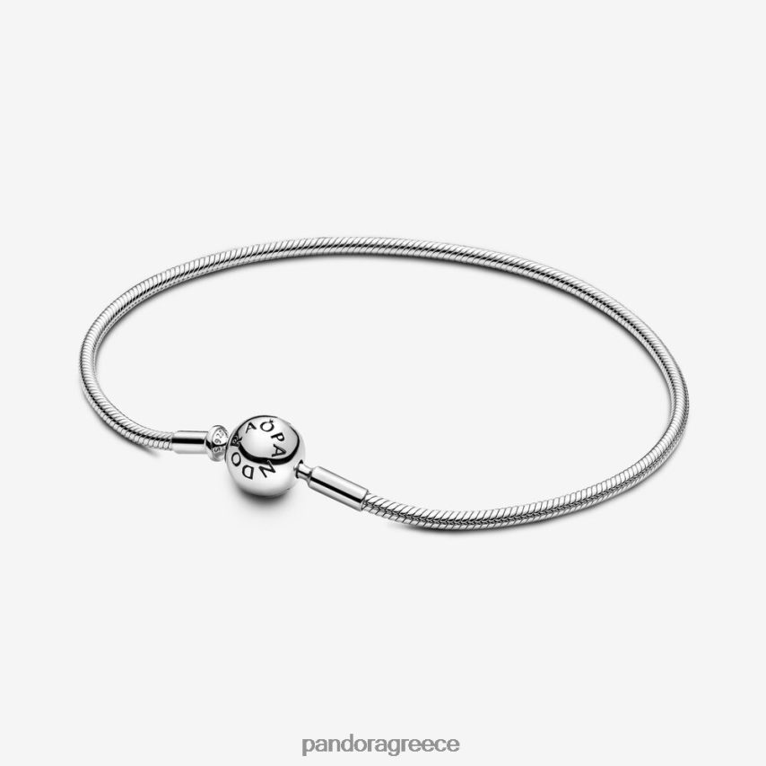 ασήμι στερλίνα αξεσουάρ Pandora βραχιόλι με λεπτή αλυσίδα φιδιού 4JZJZH417