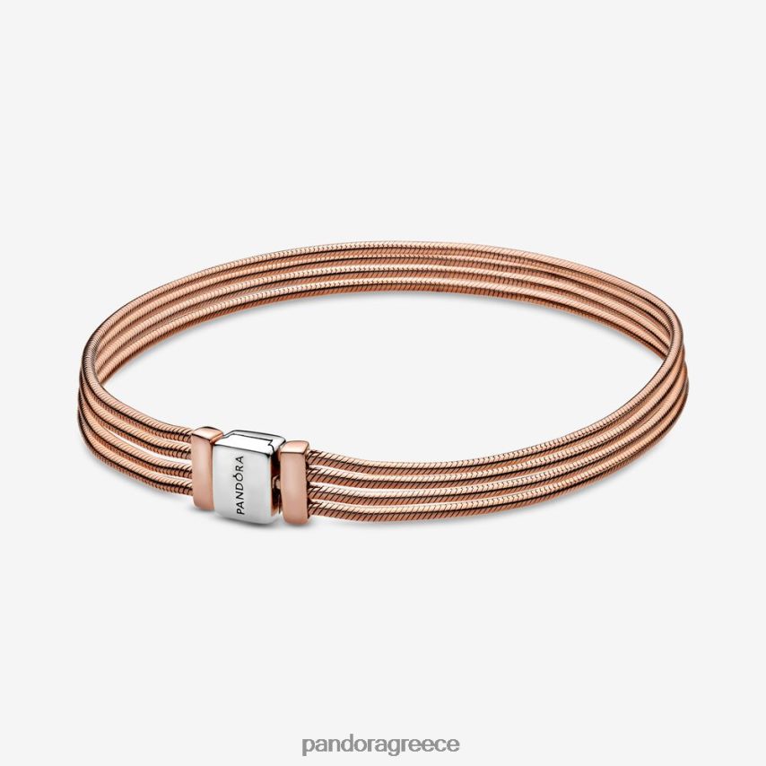 διχρωμία αξεσουάρ Pandora βραχιόλι με αλυσίδα reflexions multi snake 4JZJZH394