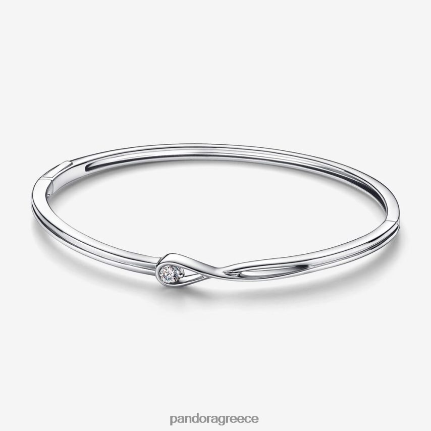 ασήμι στερλίνα αξεσουάρ Pandora βραχιόλι με διαμάντι 0,15 ct tw, κατασκευασμένο από το εργαστήριο brilliance 4JZJZH440