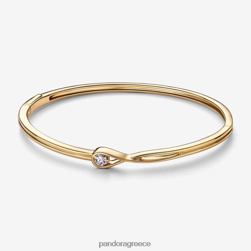 χρυσός αξεσουάρ Pandora βραχιόλι με διαμάντι 0,25 ct tw, κατασκευασμένο από το εργαστήριο brilliance 4JZJZH443