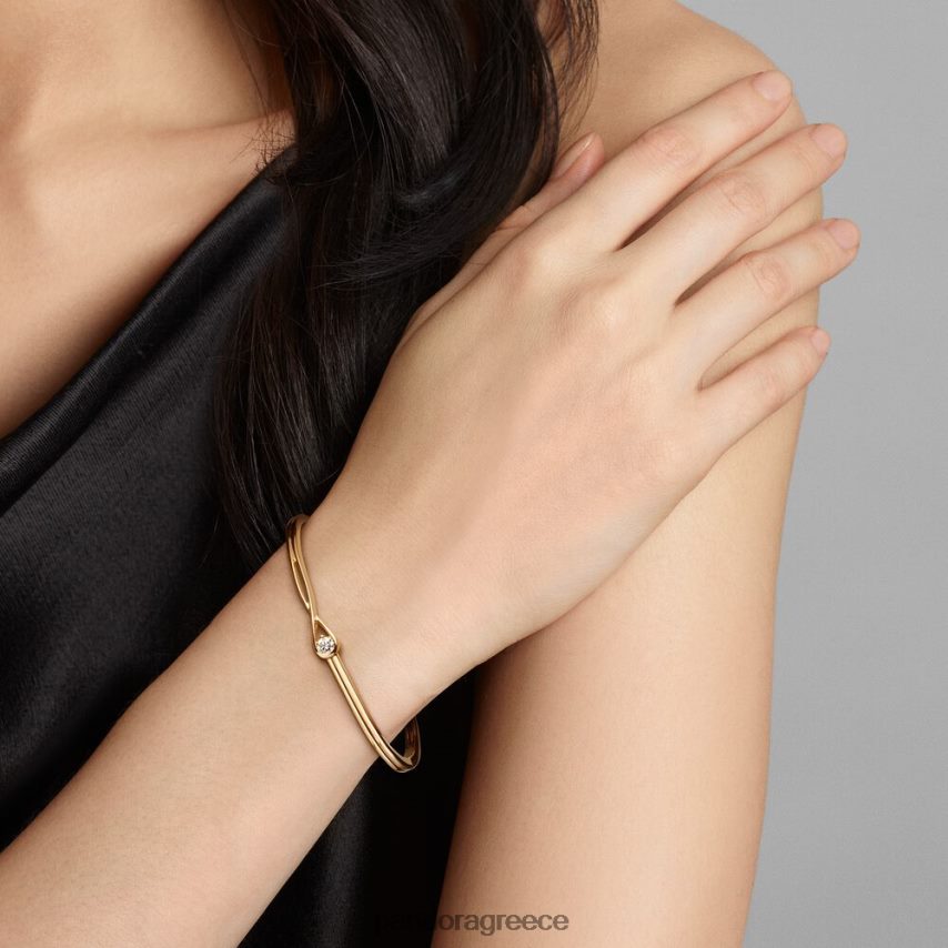 χρυσός αξεσουάρ Pandora βραχιόλι με διαμάντι 0,25 ct tw, κατασκευασμένο από το εργαστήριο brilliance 4JZJZH443