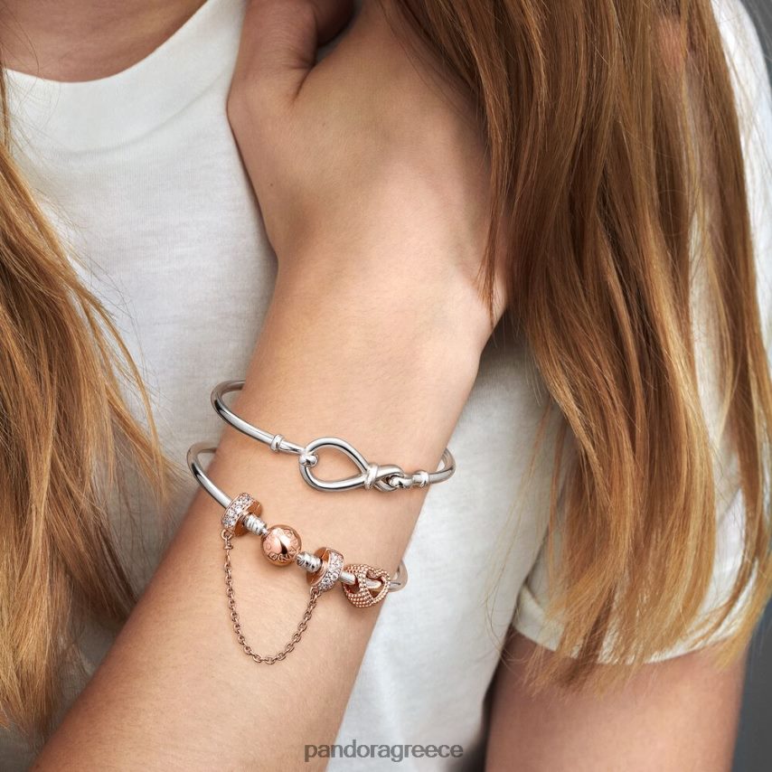 ασήμι στερλίνα αξεσουάρ Pandora βραχιόλι με κόμπο άπειρου 4JZJZH445